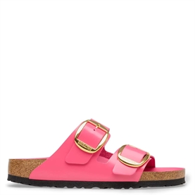 Birkenstock Arizona Big Buckle Sandaler, High-Shine Fuchsia Tulip 